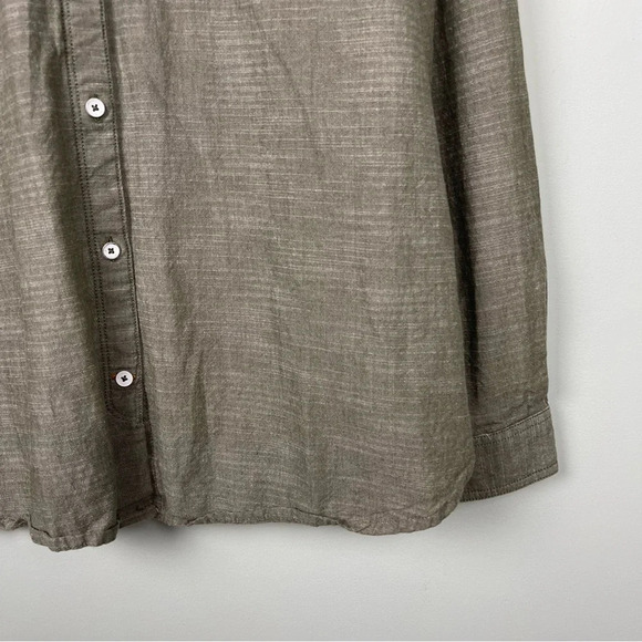 Carhartt Women's Sage Green Button Down Shirt Size XL - Picture 3 of 4